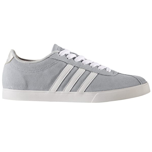 ADIDAS Women's Neo Courtset Sneakers, Clear Onix/Running White/Metallic Silver