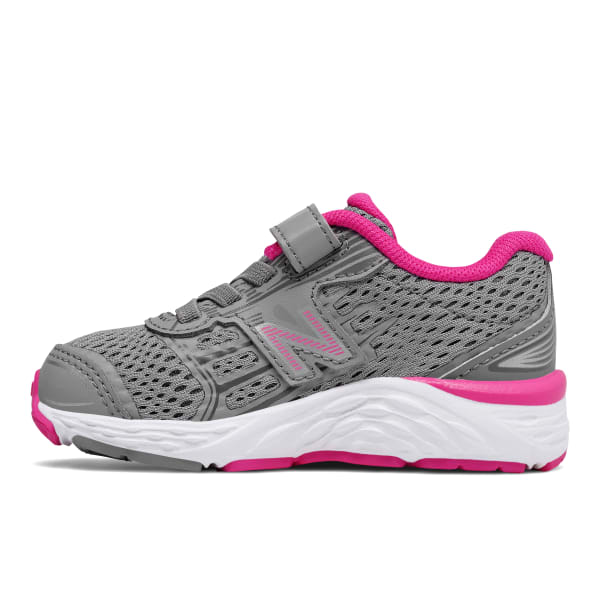 NEW BALANCE Toddler Girls' Hook-and-Loop 680v5 Alternate Closure Sneakers