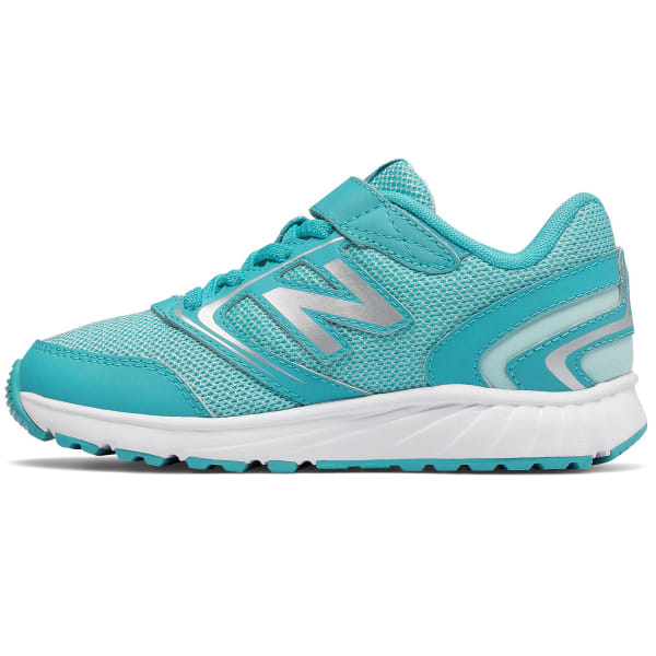 NEW BALANCE Little Girls' Preschool 455v1 Alternate Closure Sneakers