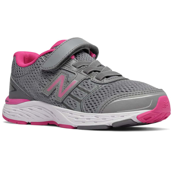 NEW BALANCE Little Girls' Preschool 680v5 Alternate Closure Sneakers