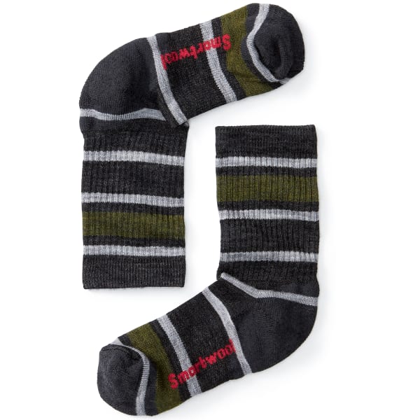 SMARTWOOL Kids' Striped Hike Light Crew Socks