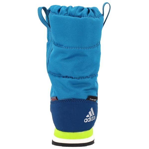 ADIDAS Kids' Snowpitch Slip-On Outdoor Shoes, Mystery Petrol/Blue Night/Semi Solar Yellow