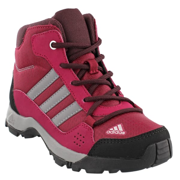 ADIDAS Kids' Hyperhiker Hiking Shoes, Mystery Ruby/Grey Three/Dark Burgundy