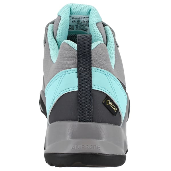 ADIDAS Women's Terrex AX2R GTX Hiking Shoes, Ch Solid Grey/DGH Solid Grey/Clear Aqua