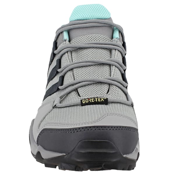 ADIDAS Women's Terrex AX2R GTX Hiking Shoes, Ch Solid Grey/DGH Solid Grey/Clear Aqua