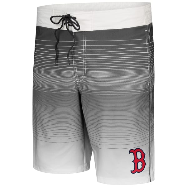 BOSTON RED SOX Men's Defense Stripe Swim Trunks