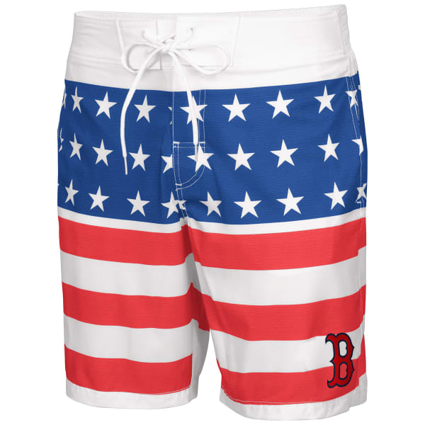 BOSTON RED SOX Men's Patriotic Swim Trunks