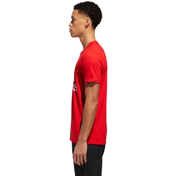 ADIDAS Men's Badge of Sport American Fill Short-Sleeve Tee