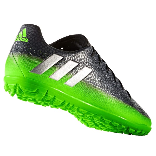 ADIDAS Men's Messi 16.3 Turf Soccer Cleats, Dark Grey/Green