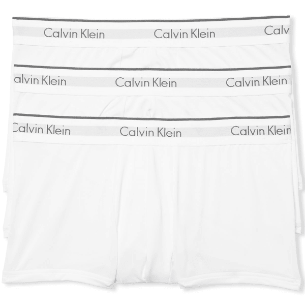 Calvin Klein Men's 3-Pack Microfiber Stretch Low-Rise Trunk Underwear -  Macy's