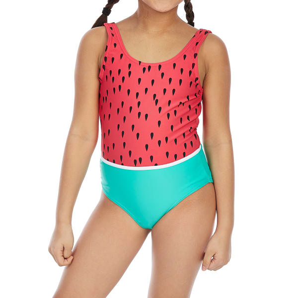 VIGOSS Big Girls' Watermelon One-Piece Swimsuit