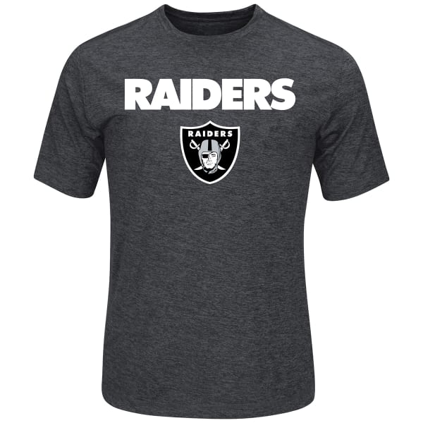 OAKLAND RAIDERS Men's Pro Grade Poly Short-Sleeve Tee