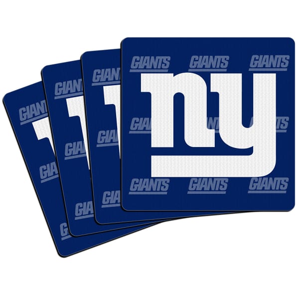 NEW YORK GIANTS Coasters, 4-Pack