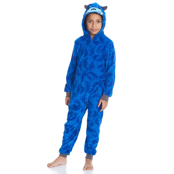 KOMAR Big Boys' Yeti Blanket Sleeper Pajamas