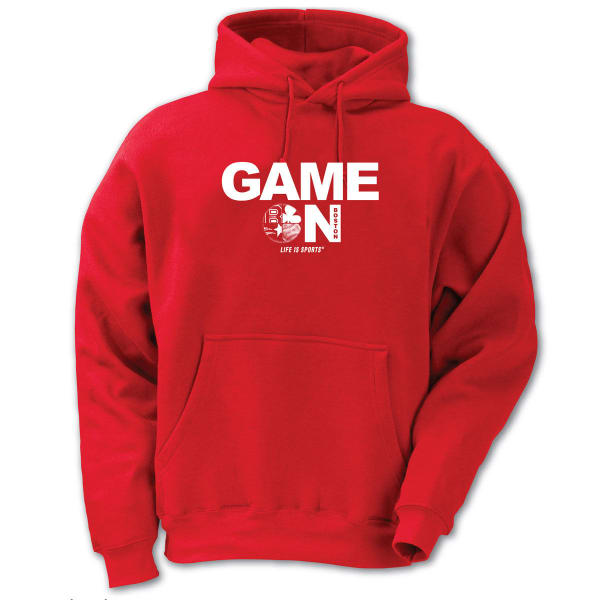 LIFE IS SPORTS Men's Game On Boston Pullover Hoodie