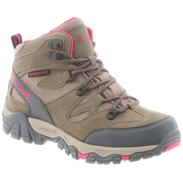 BEARPAW Women's Corsica Waterproof Hiking Boots, Tan