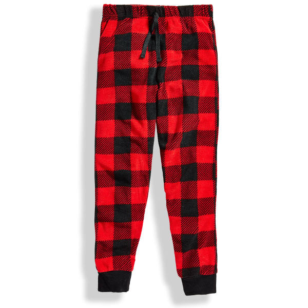 KOMAR Big Boys' Red Check Sleep Pants