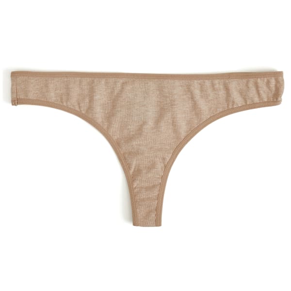 RENE ROFE Juniors' Cotton/Spandex Thong