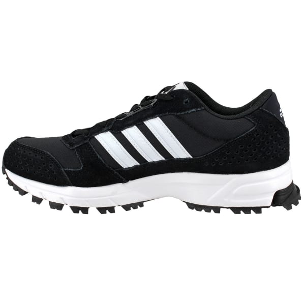 ADIDAS Men's Marathon 10 Trail Running Shoes, Black/White/White