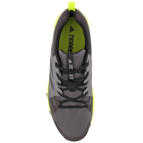 ADIDAS Men's Terrex Tracerocker Trail Running Shoes, Grey Four/Black/Semi Solar Yellow