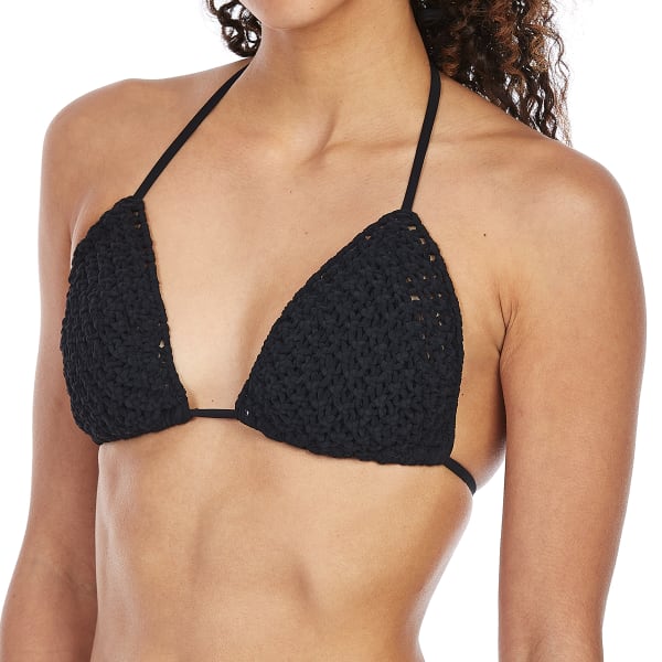 99 DEGREES Juniors' Mystic Beauty Triangle Bikini Top