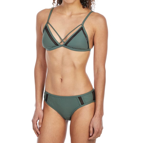 99 DEGREES Juniors' Sporty Chic Triangle Bikini Top