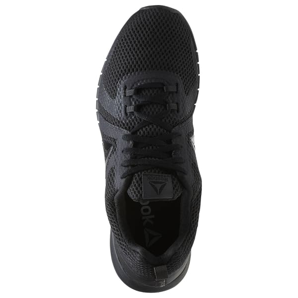 REEBOK Men's Print Run 2.0 Running Shoes, Black/Coal