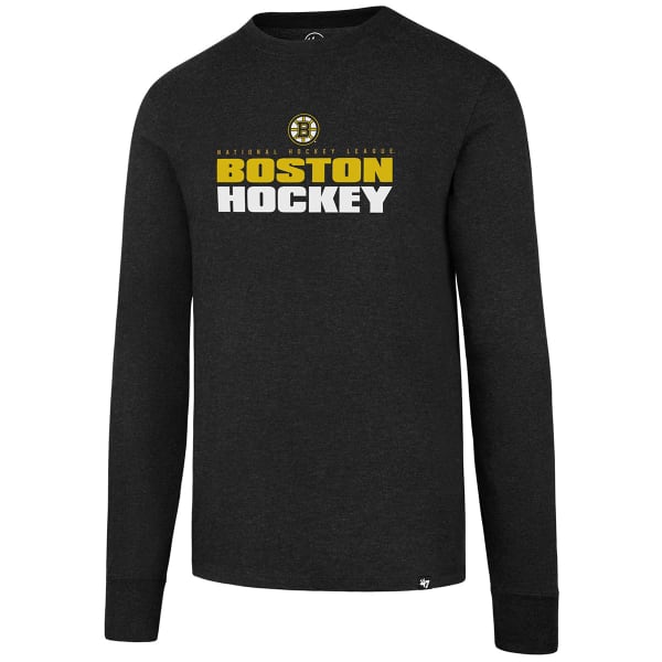 BOSTON BRUINS Men's Stacker '47 Club Long-Sleeve Tee