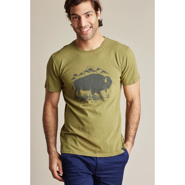 UNITED BY BLUE Men's Mountain Bison Short-Sleeve Tee