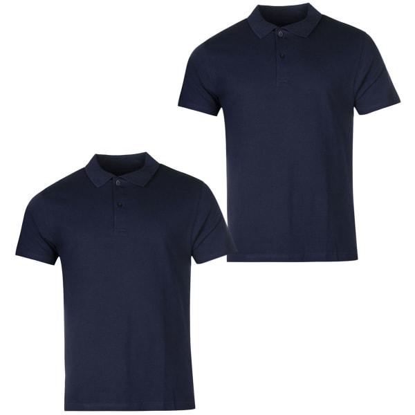 DONNAY Men's Short-Sleeve Polo Shirts, 2-Pack