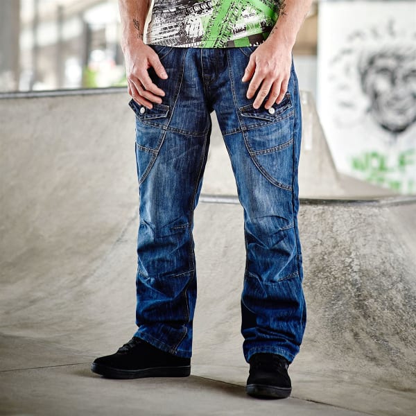 NO FEAR Men's Belted Cargo Jeans