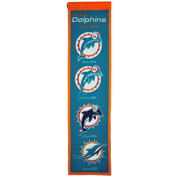 MIAMI DOLPHINS Heritage Banner