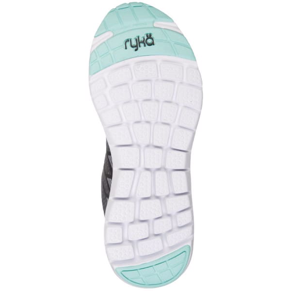 RYKA Women's Celeste Walking Shoes, Cool Mist Grey/Mint