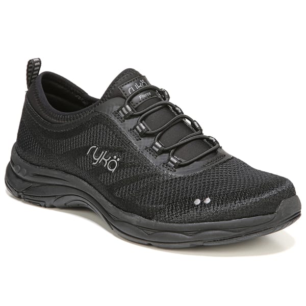 RYKA Women's Fierce Walking Shoes, Triple Black