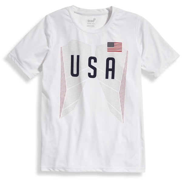 OUTERSTUFF Big Boys' USA Performance Short-Sleeve Tee