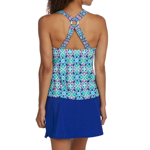 JANTZEN Women's Geo V-Neck Tankini Set - Bob’s Stores