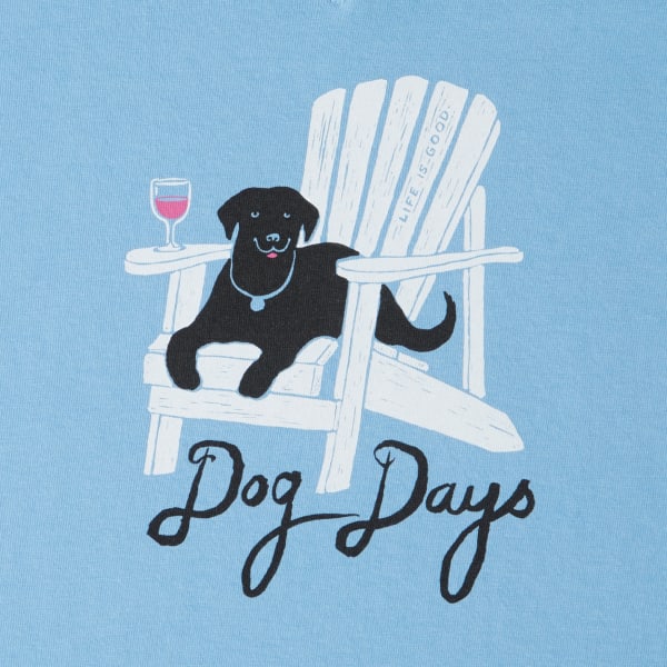 LIFE IS GOOD Women's Dog Days Crusher Vee Tee