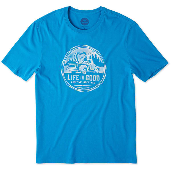 LIFE IS GOOD Men's Positive Lifestyle Truck Smooth Short-Sleeve Tee