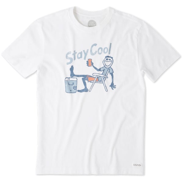 LIFE IS GOOD Men's Stay Cool Jake Crusher Short-Sleeve Tee
