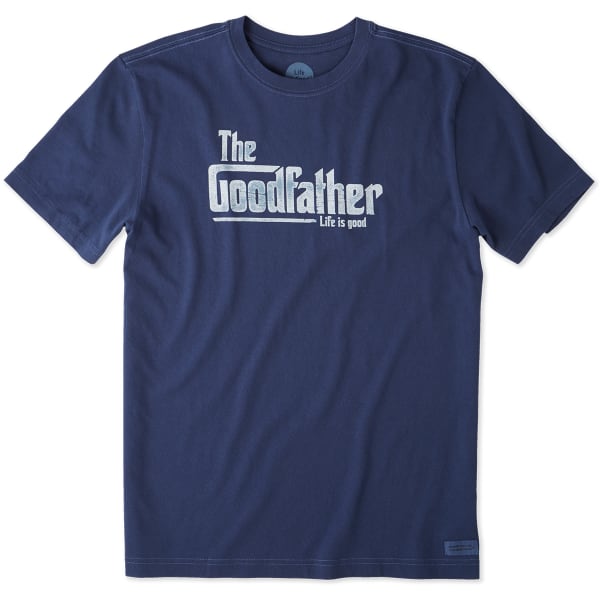 LIFE IS GOOD Men's The Goodfather Crusher Short-Sleeve Tee