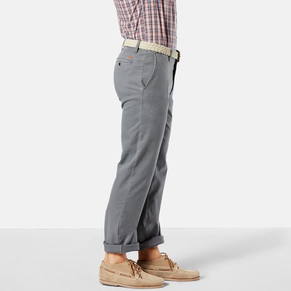 DOCKERS Men's Straight Fit Washed Khaki Pants