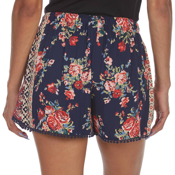 ANGIE Juniors' Dolphin Trim Shorts