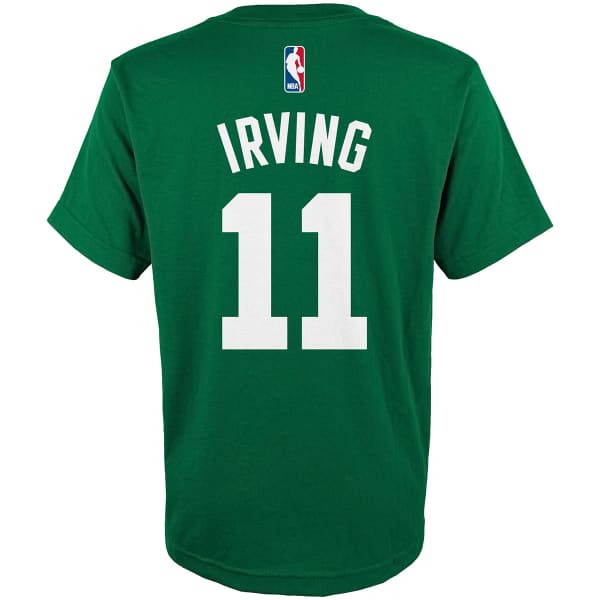 BOSTON CELTICS Big Boys' Kyrie Irving #11 Name and Number Short-Sleeve Tee