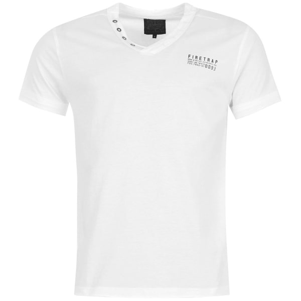 FIRETRAP Men's Striding V-Neck Short-Sleeve Tee