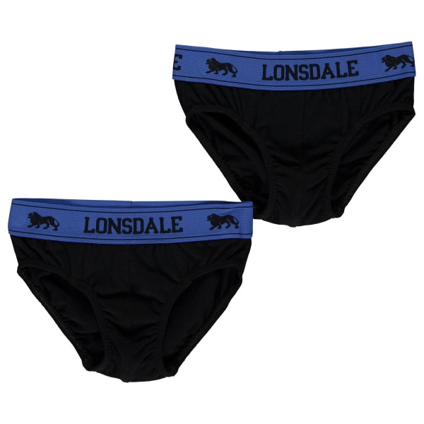 LONSDALE Boys' Briefs, 2-Pack