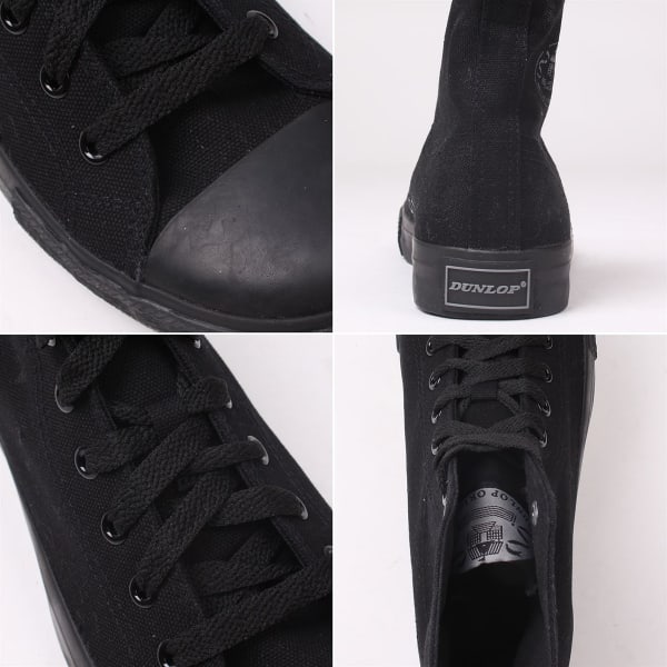 dunlop high tops black