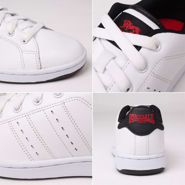 LONSDALE Men's Leyton Leather Sneakers