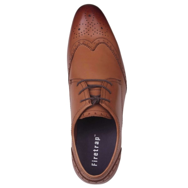 FIRETRAP Men's Beaufort Lace-Up Brogue Dress Shoes