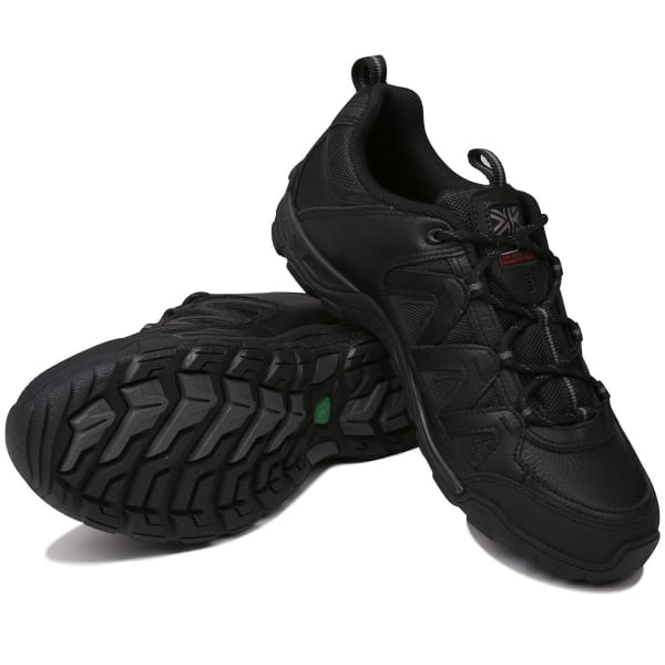 KARRIMOR Men's Summit Leather Low Hiking Shoes, Black