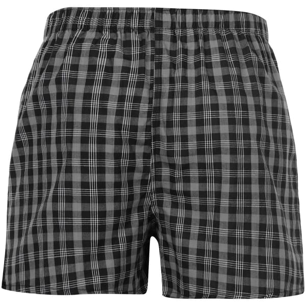 KANGOL Men's Woven Boxers, 4-Pack